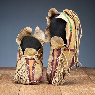 Southern Cheyenne Moccasins, From the Collection of Robert Jerich, Illinois