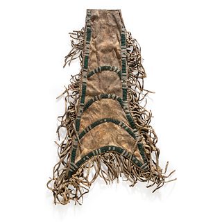 Southern Plains Beaded Hide Tobacco Bag, From the Stanley B. Slocum Collection, Minnesota