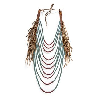 Blackfeet Beaded Loop Necklace, From the Collection of Robert Jerich, Illinois