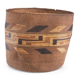 Tlingit Polychrome Basket, From an Estate in Sinking Springs, Ohio