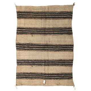 Zuni Banded Blanket / Weaving, From an Estate in Sinking Springs, Ohio