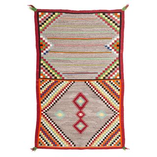 Navajo Double Saddle Blanket / Rug
