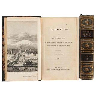 Ward, Henry George. Mexico in 1827. London: Henry Colburn, 1828. Pzas: 2. El objetivo de los viajes se reducía al ámbito económico.