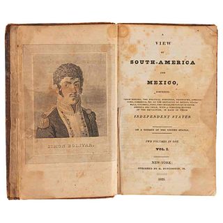 Citizen of the United States (John Milton Niles). A View of South America and Mexico. New York, 1825. Primera edición.