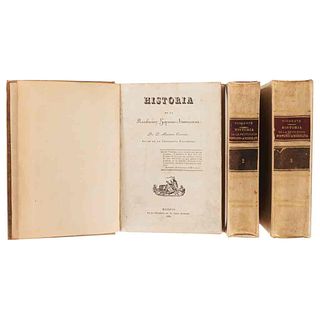 Torrente, Mariano. Historia de la Revolución Hispano - Americana. Madrid, 1829 - 1830. Tres mapas plegados. Piezas: 3.