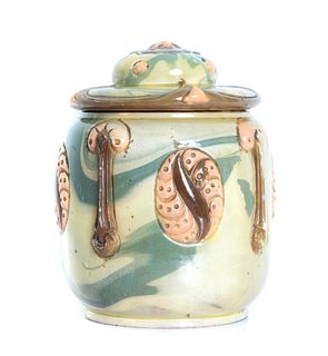 Amphora Ceramic Mushroom Tobacco Humidor Jar