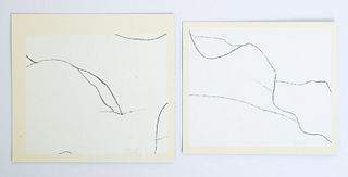 Ellsworth Kelly Two Lithographs, Hand Signed
