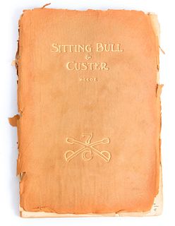 Sitting Bull & Custer, Rare Autographed by Beede