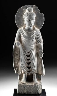 Gandharan Schist Standing Buddha