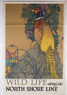 Oscar Rabe Hanson, North Shore Line poster. 1926.