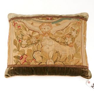 Melissa Levinson style antique tapestry pillow