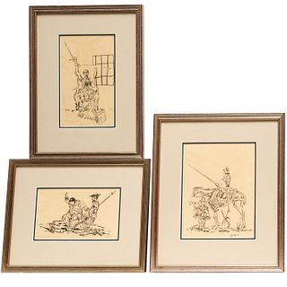 Zuniga (?), Don Quixote original drawings