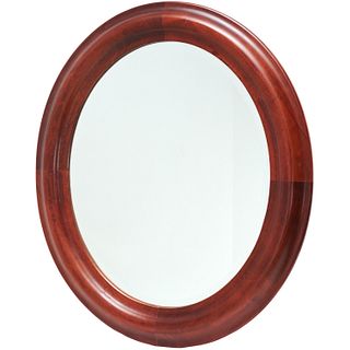 Ralph Lauren style wood framed wall mirror