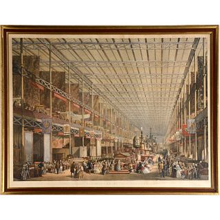 Great Exhibition / Crystal Palace lithograph, 1851