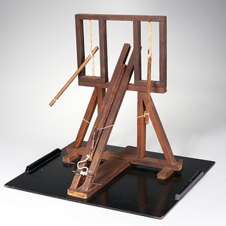 Ancient Roman catapult model, ex-museum