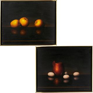 Alfred Jackson, pair of still life paintings