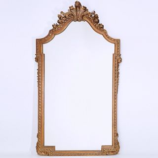 Vintage Regence style carved and giltwood mirror