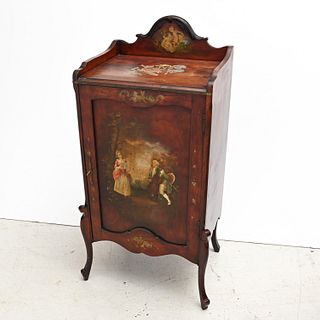 Victorian style music cabinet