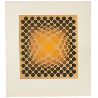 Victor Vasarely, signed serigraph proof