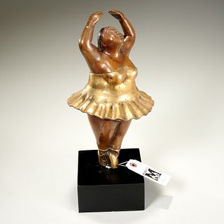 Botero (style of), ballerina sculpture