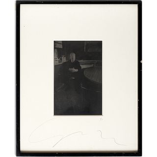 Richard Avedon, signed enhanced photograph