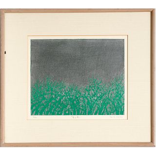Sano Takao, Modernist woodblock print