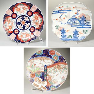 Group (3) Japanese & Chinese Imari ware