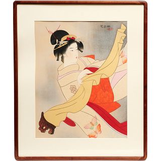 Japanese woodblock print, 20th c.