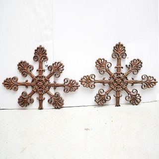 Nice pair cast iron architectural elements