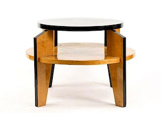 French Art Deco Two Tier Cocktail or Coffee Table