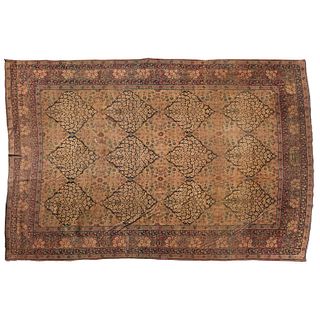 Antique signed Lavar Kerman carpet