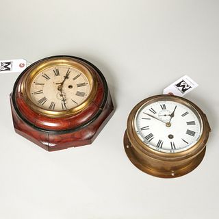 (2) gallery clocks, incl. Waterbury