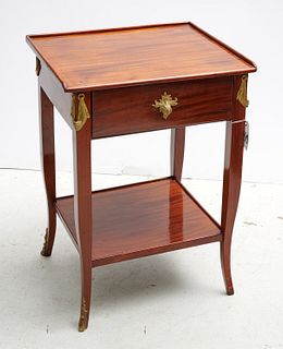 Nice Louis XV style ormolu mounted side table