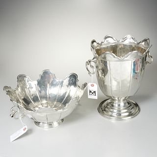 Louise Bradley interior design pewter bowl & urn