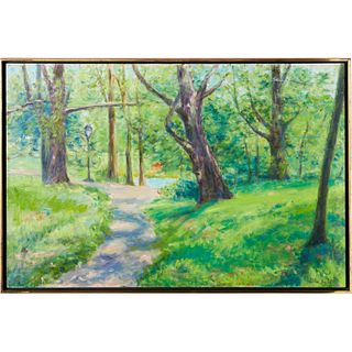 Charles Knecht, Central Park painting