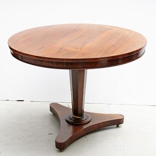 Nice Regency style rosewood tilt top table