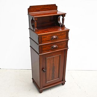 Victorian mahogany wash stand or side cabinet