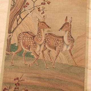 Chinese School, scroll painting, ex. Sotheby's
