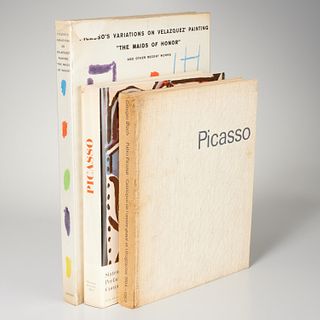 (3) Vols vintage Picasso art books