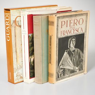 (4) Vols important Italian art books