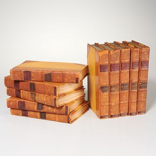 Sir Walter Scott, 1839 signed binding, (10) vols.