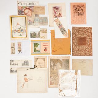 Collection of ephemera, 19th to early 20th century
