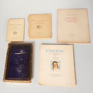 BOOKS: (5) Antique and vintage French titles