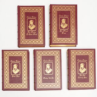 Easton Press (5) vols, Works of Charles Dickens