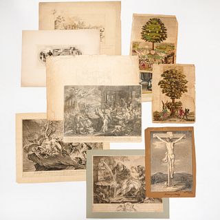Group of 18th and 19th c. engravings
