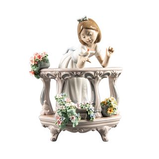 Lladro Figurine, Morning Song Girl 01006658
