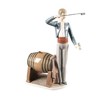 Lladro Figurine, Wine Taster 01005239