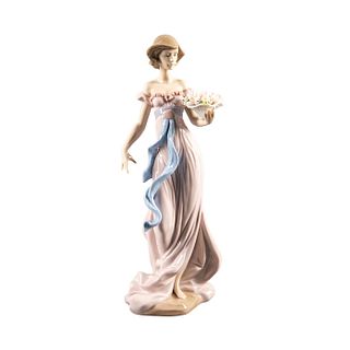 Lladro Lady Figurine, Spring Flirtation 01006365