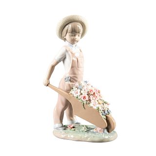 Lladro Figurine, Little Gardener 01001283