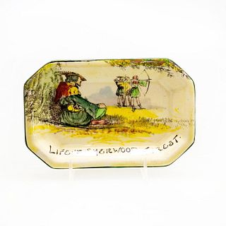 Royal Doulton Robin Hood Dish, Life In Sherwood Forest
